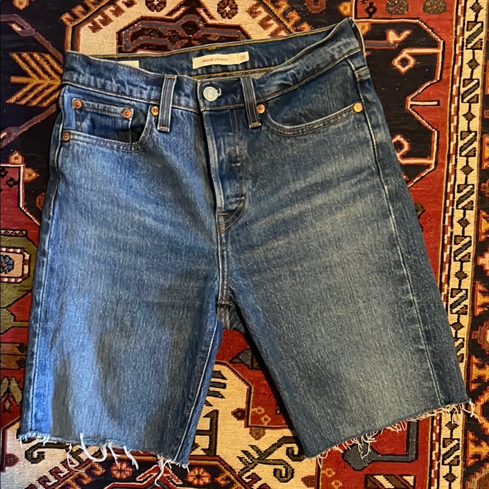 Levi's Classic Denim Cutoff Jean Shorts